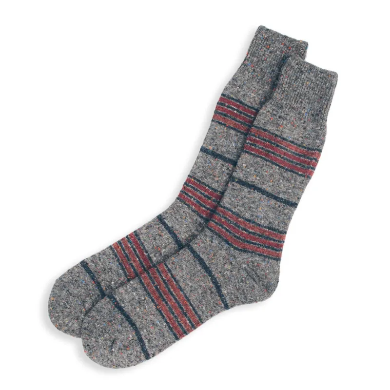 Anonymous Ism Blanket Stripe - Grey sold by Taylor Stitch