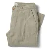 The Easy Pant in Olive Herringbone sold by Taylor Stitch