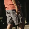 The Camp Short in Gravel Ripstop sold by Taylor Stitch
