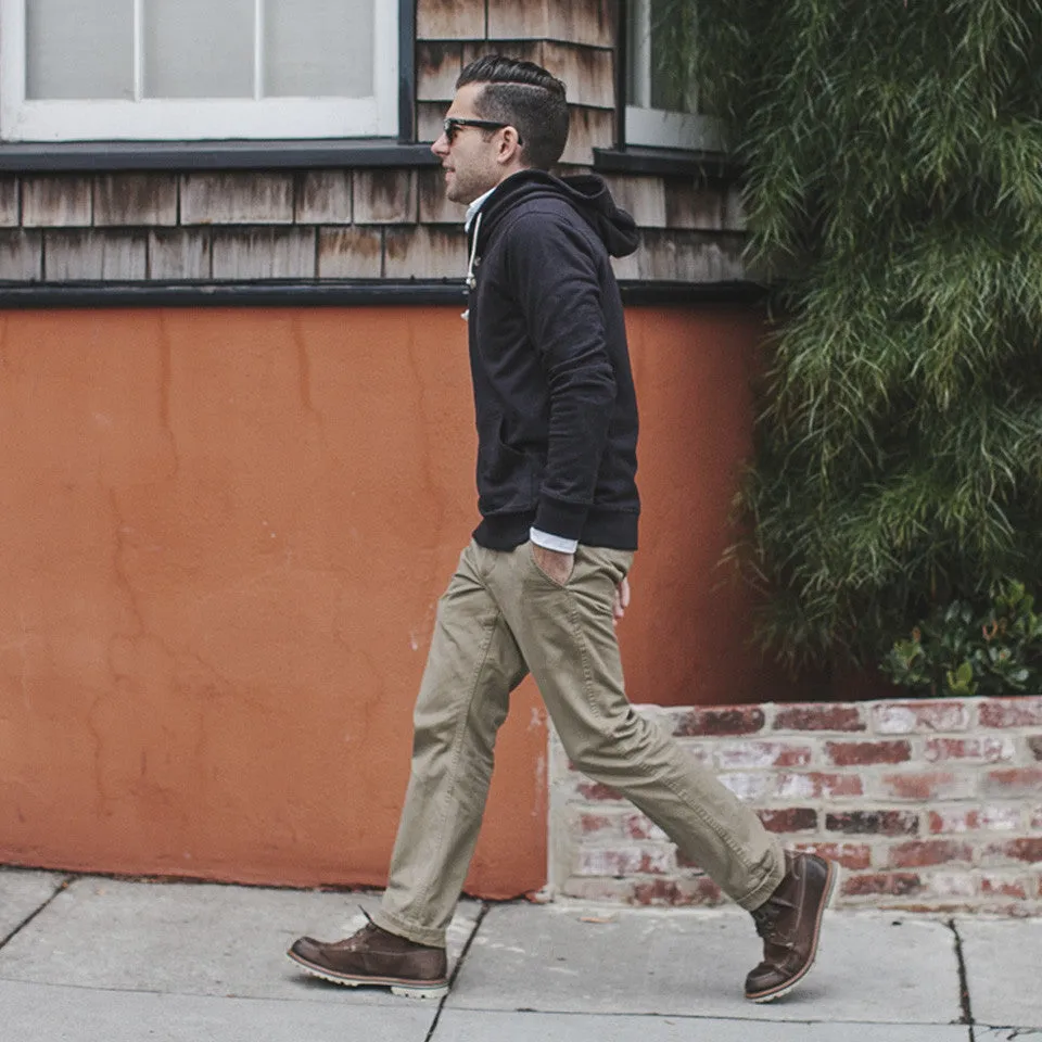 The Charcoal 3 Button Hooded Sweatshirt sold by Taylor Stitch product image thumbnail 5