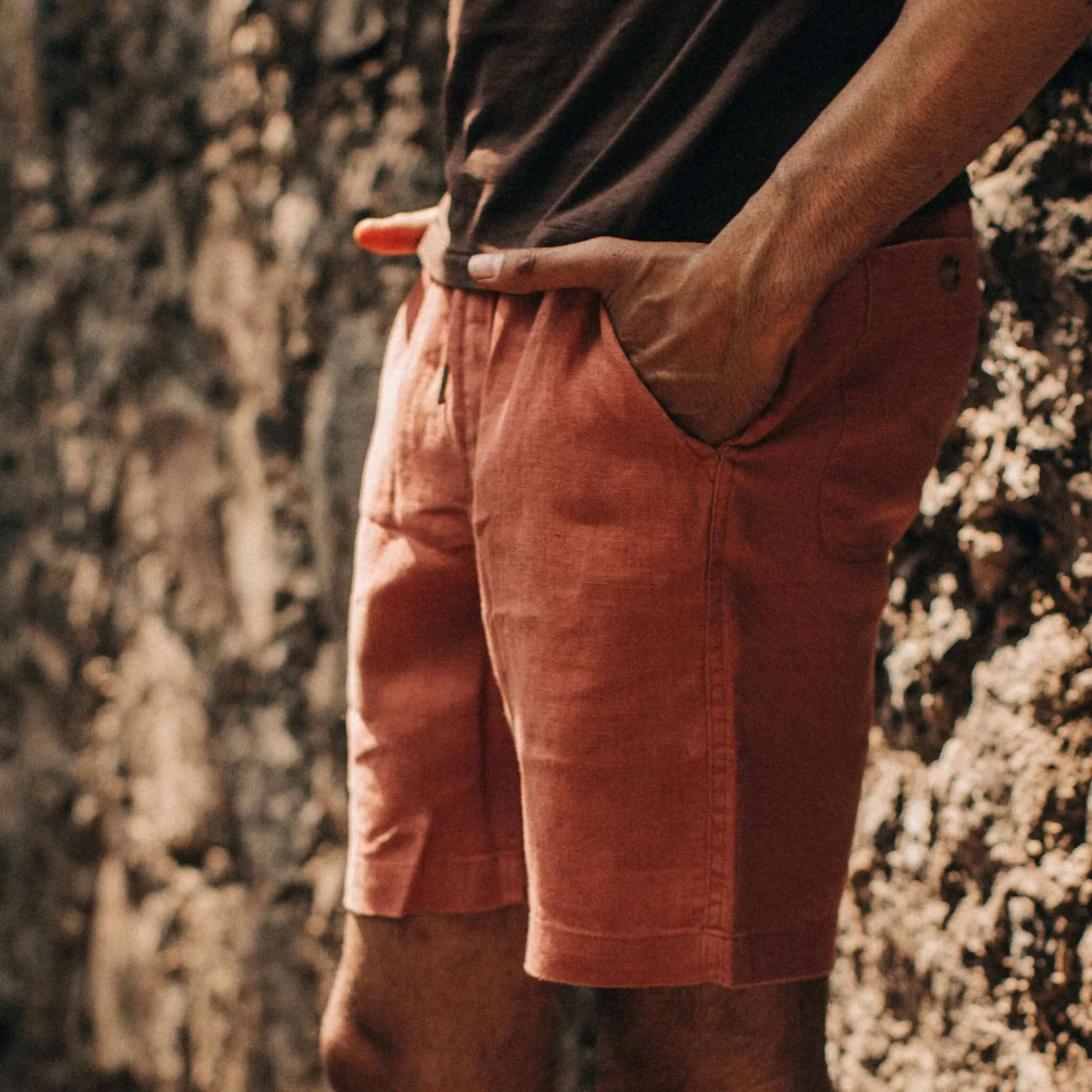 The Apres Short in Rust Hemp sold by Taylor Stitch product image thumbnail 3