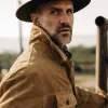 The Lined Long Haul Jacket in Sand Suede sold by Taylor Stitch