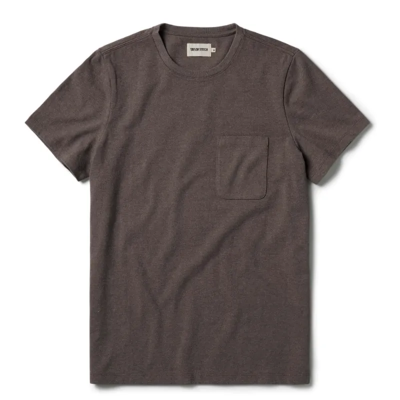 The Heavy Bag Tee in Walnut sold by Taylor Stitch