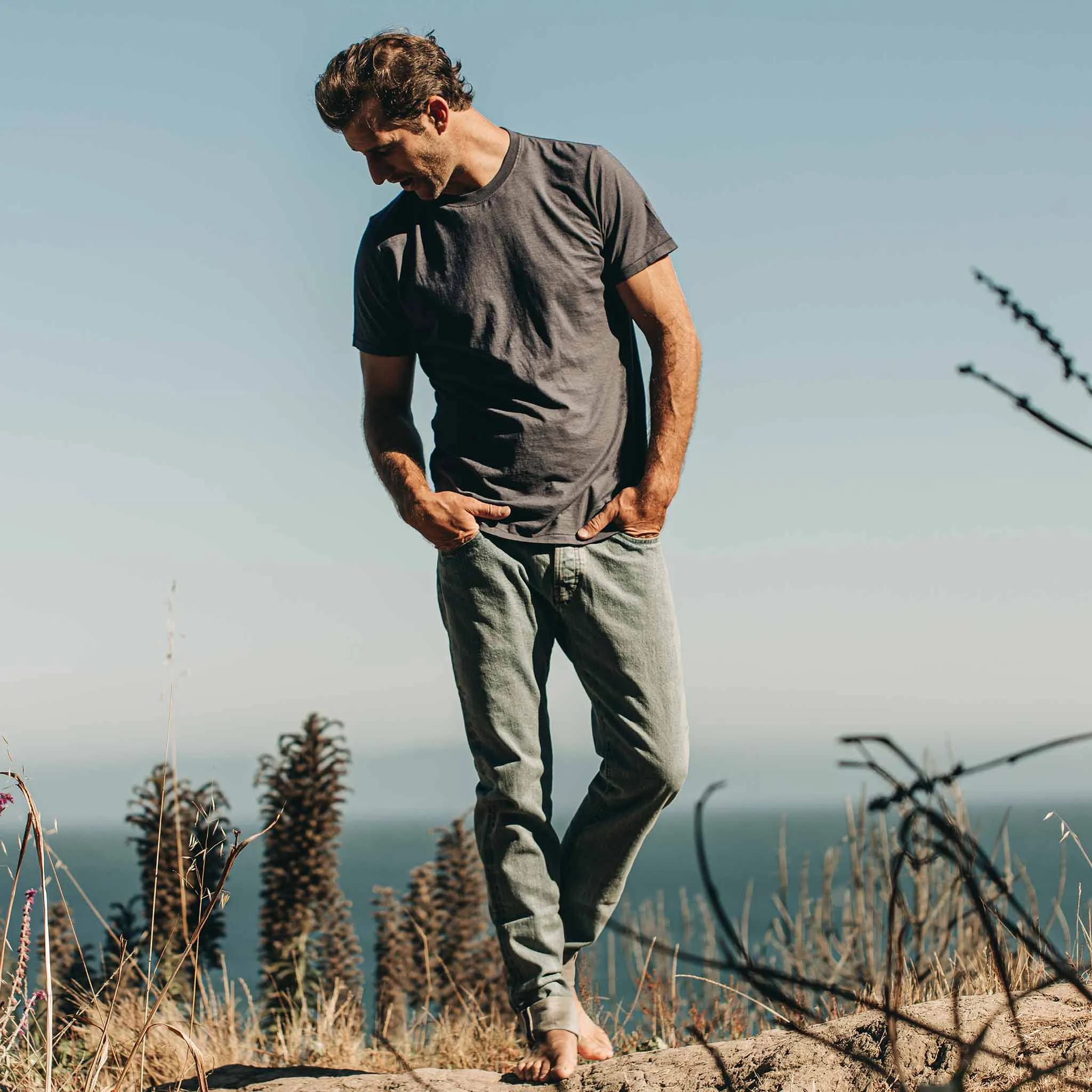 The Cotton Hemp Tee in Navy sold by Taylor Stitch product image thumbnail 2