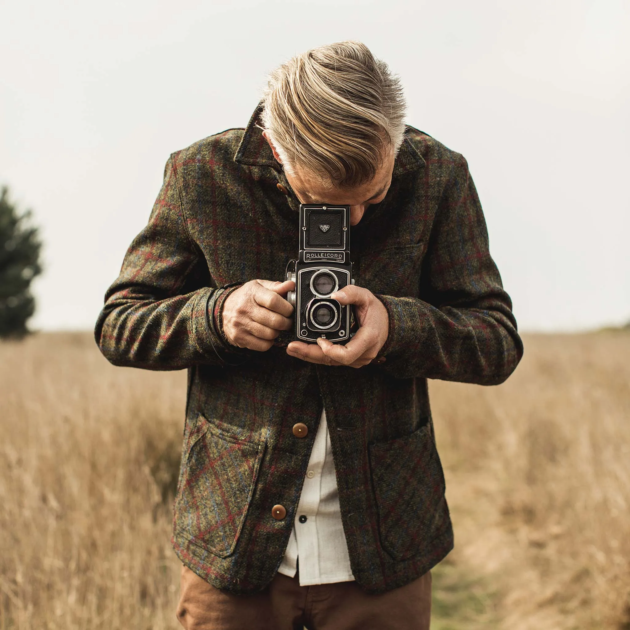 The Ojai Jacket in Harris Tweed Plaid sold by Taylor Stitch product image thumbnail 2