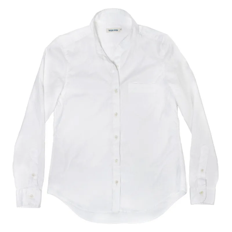 The Caroline in White Chambray sold by Taylor Stitch