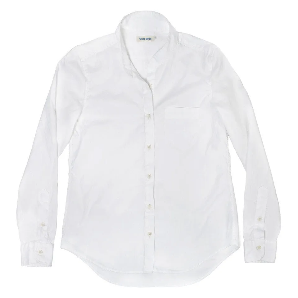 The Caroline in White Chambray sold by Taylor Stitch