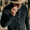 The Port Jacket in Navy Sherpa sold by Taylor Stitch