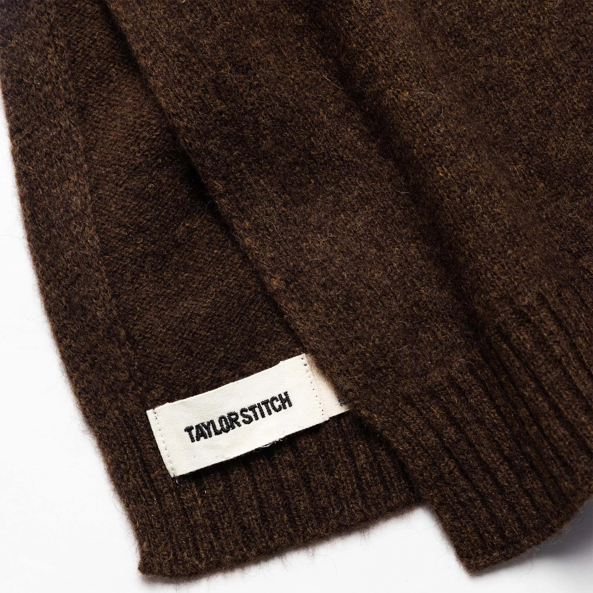 The Lodge Scarf in Coffee sold by Taylor Stitch product image thumbnail 5