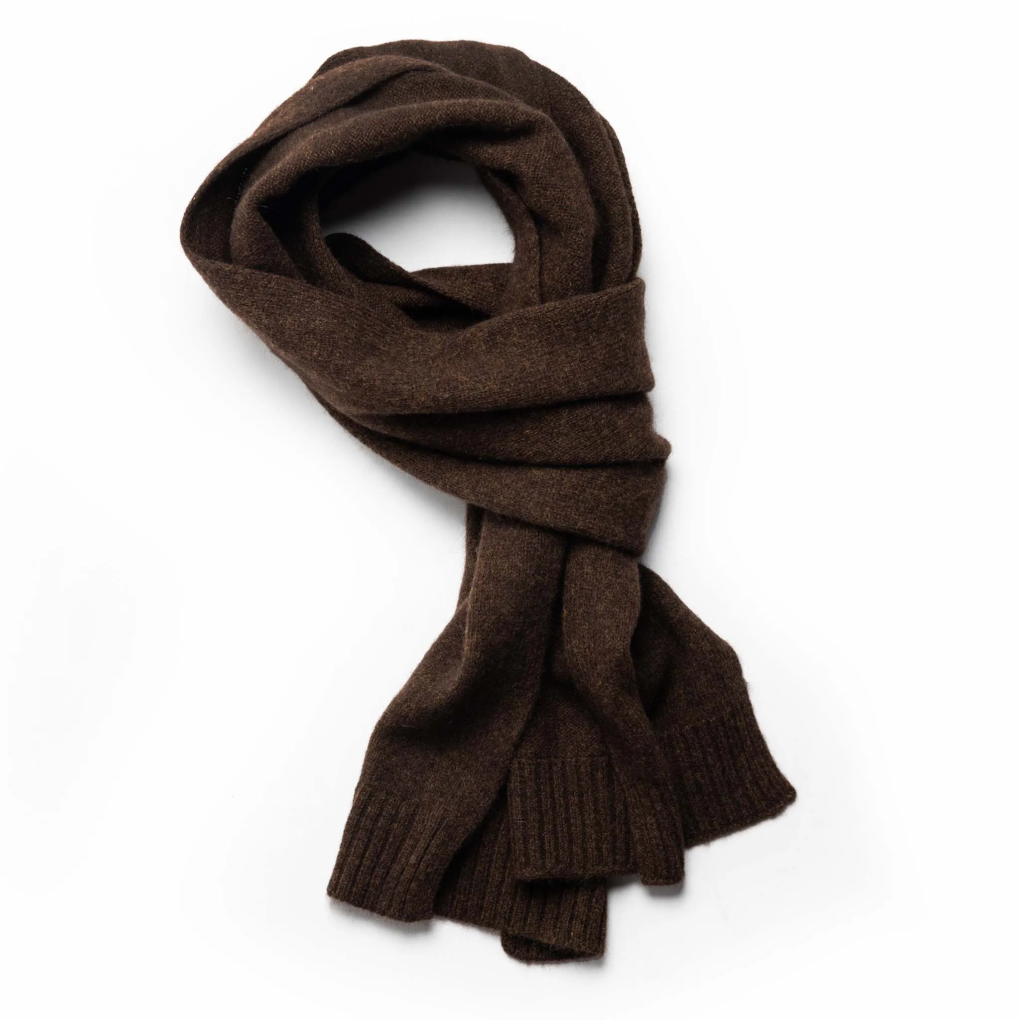 The Lodge Scarf in Coffee sold by Taylor Stitch