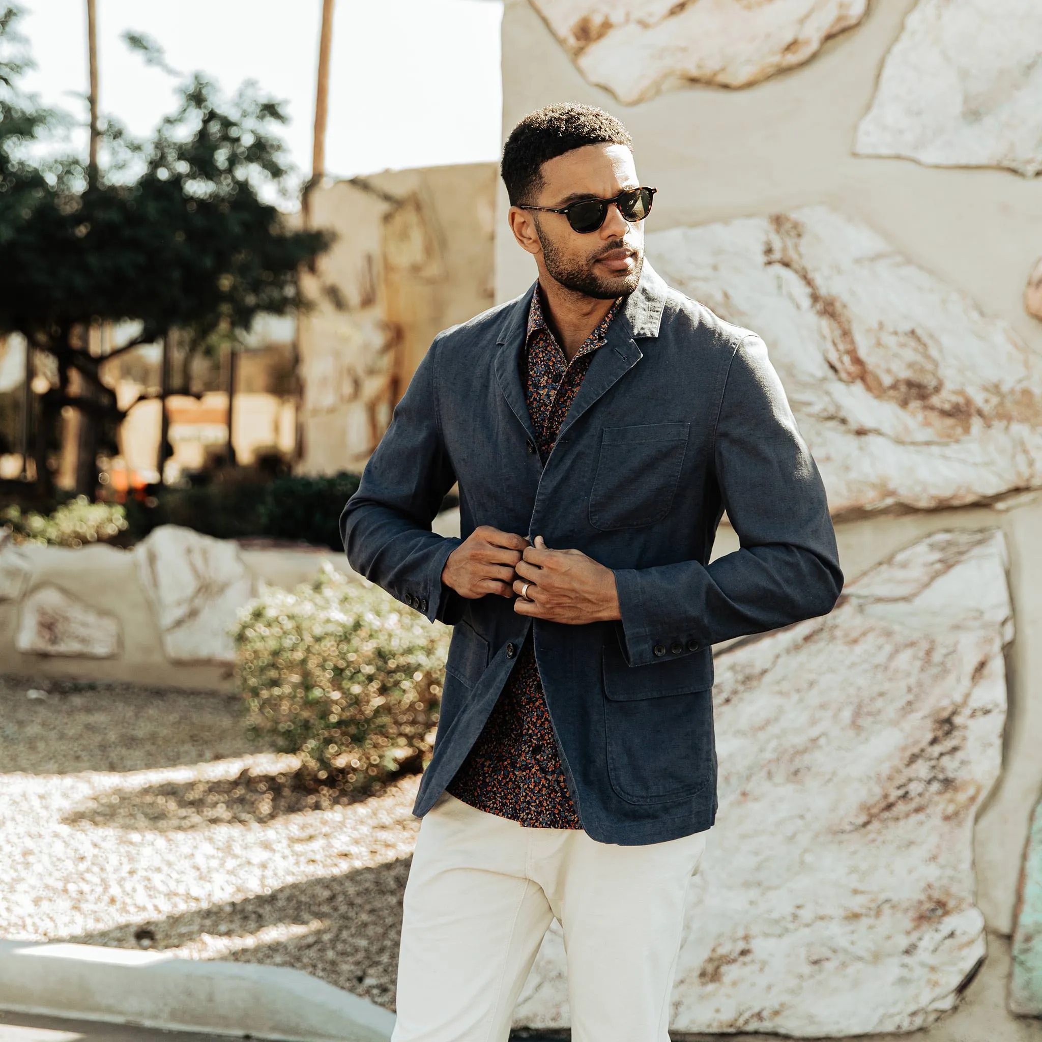 The Gibson Jacket in Navy sold by Taylor Stitch product image thumbnail 2