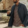 The Gibson Jacket in Navy sold by Taylor Stitch