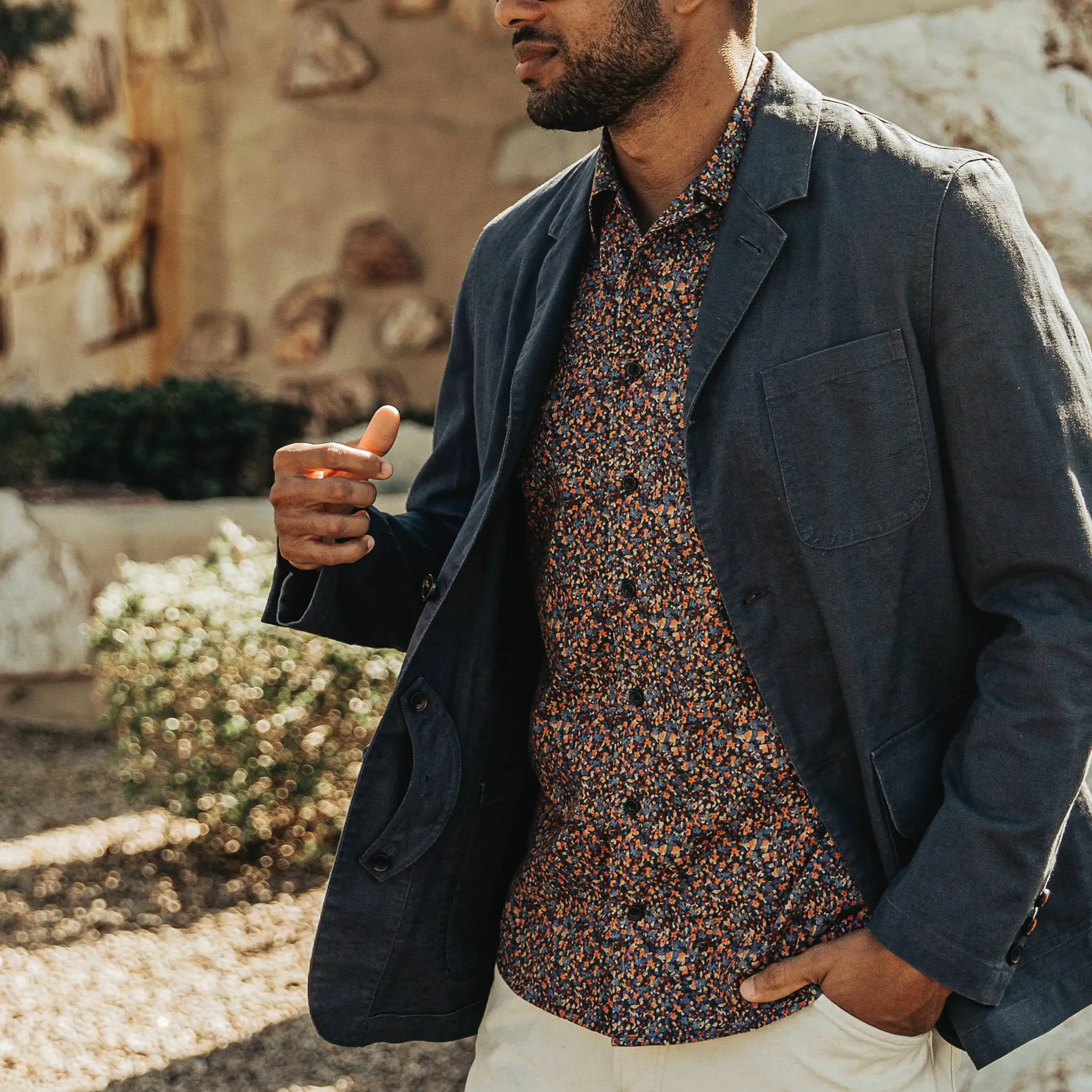 The Gibson Jacket in Navy sold by Taylor Stitch product image thumbnail 5