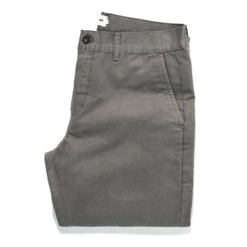 The Slim Chino in Ash sold by Taylor Stitch