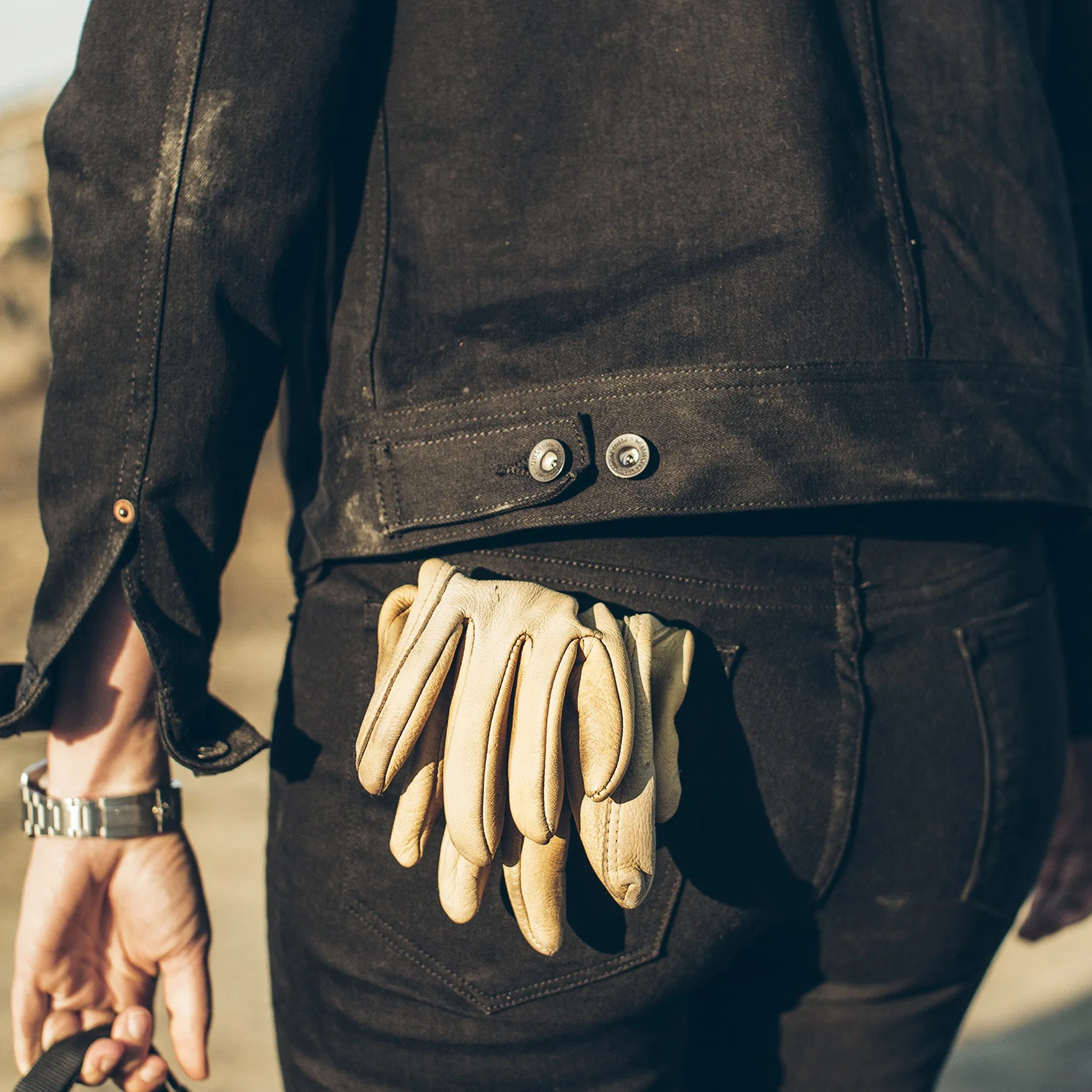 The Pacific Jacket in Noir sold by Taylor Stitch product image thumbnail 5