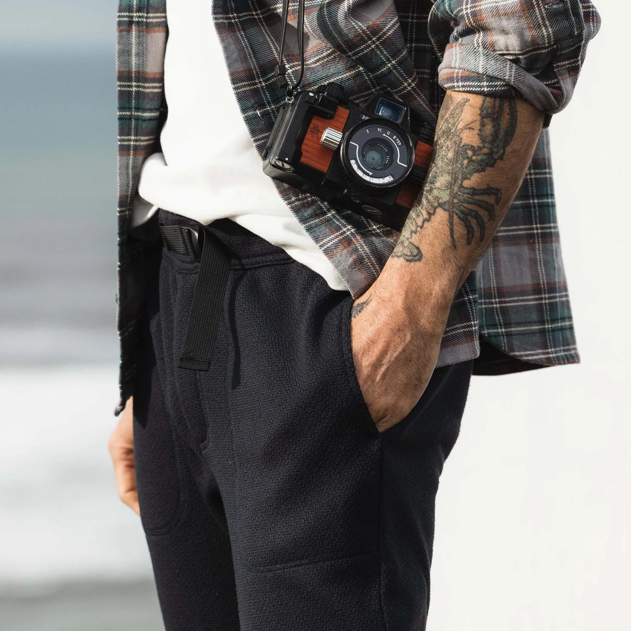 The Pack Pant in Coal Fleece sold by Taylor Stitch product image thumbnail 3