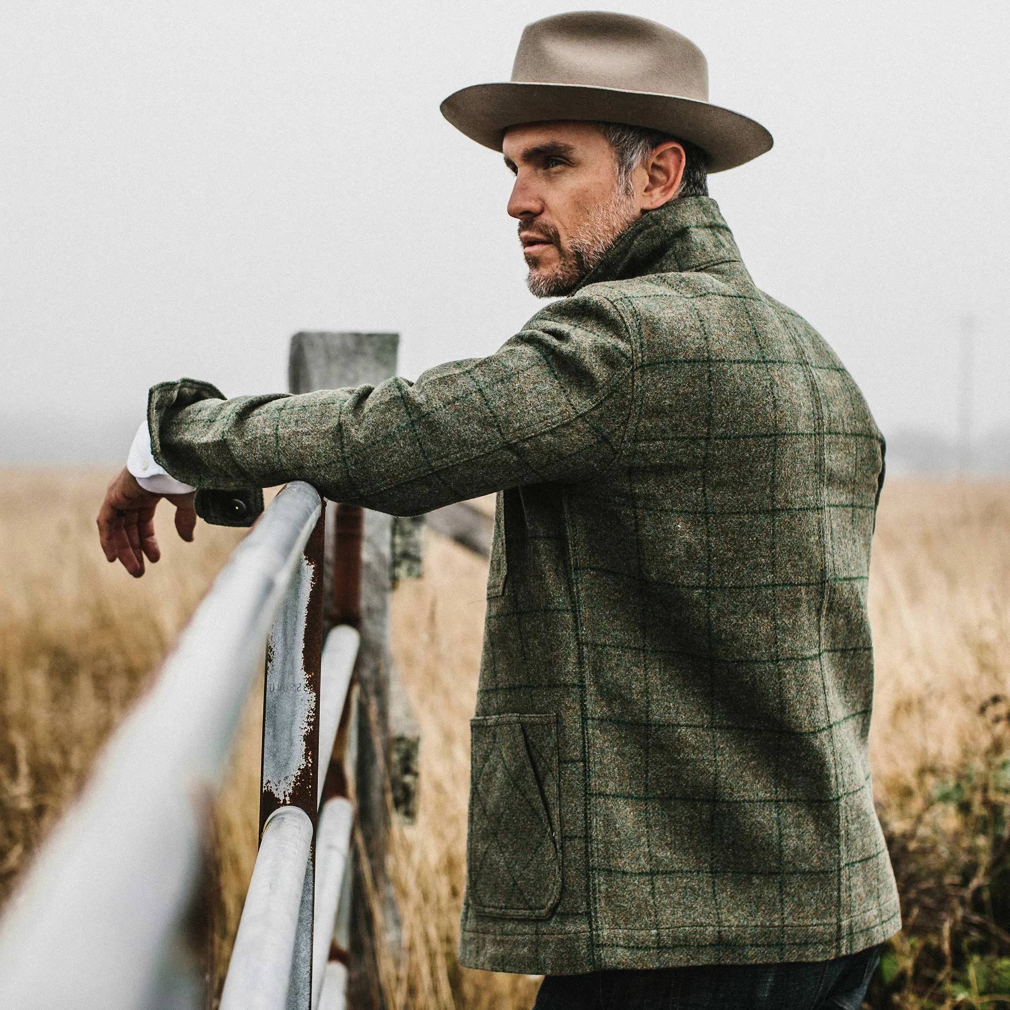 The Ojai Jacket in Windowpane Wool sold by Taylor Stitch product image thumbnail 2