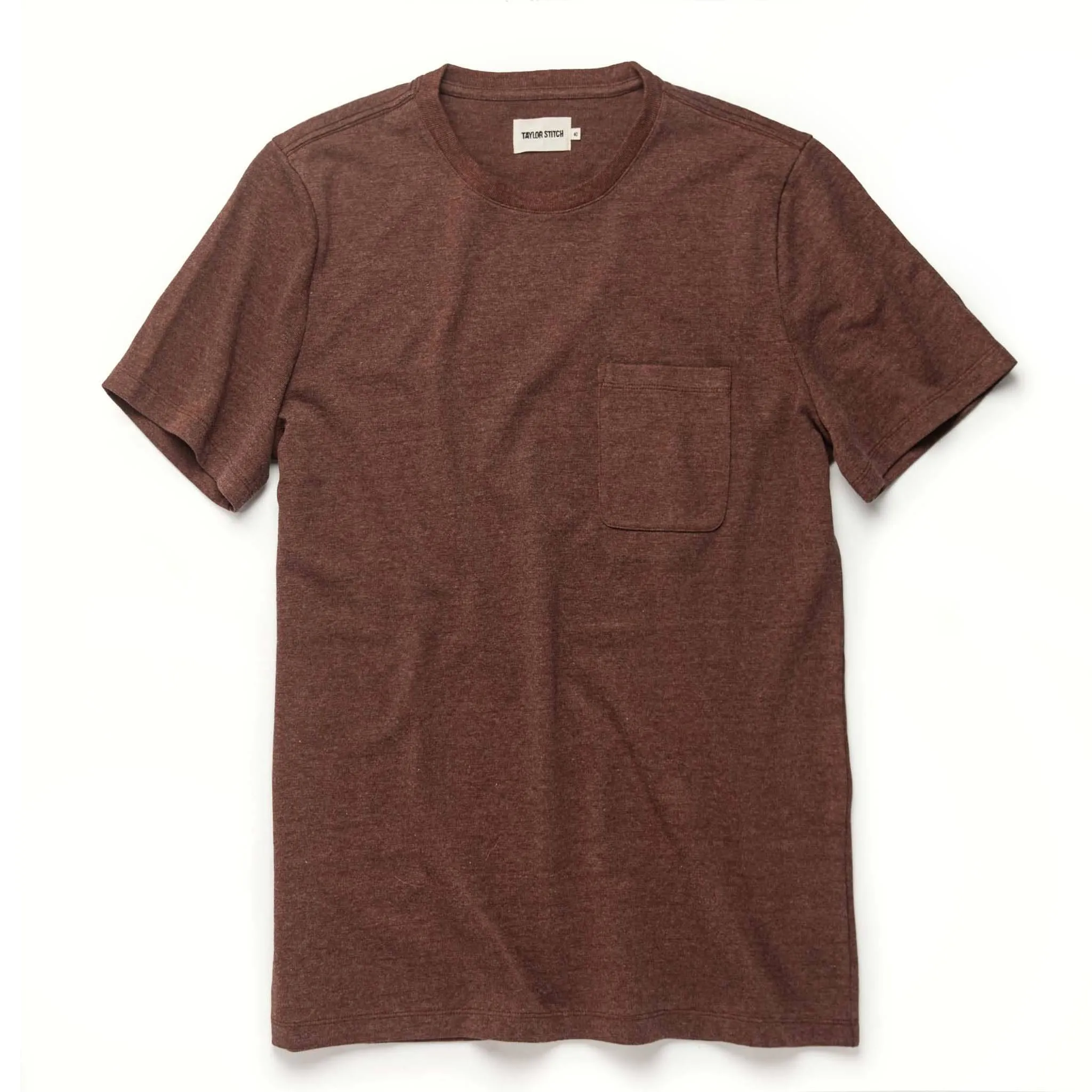 The Heavy Bag Tee in Timber sold by Taylor Stitch
