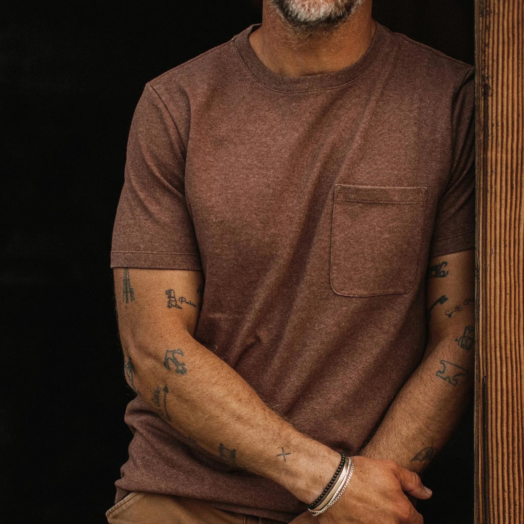 The Heavy Bag Tee in Timber sold by Taylor Stitch product image thumbnail 3