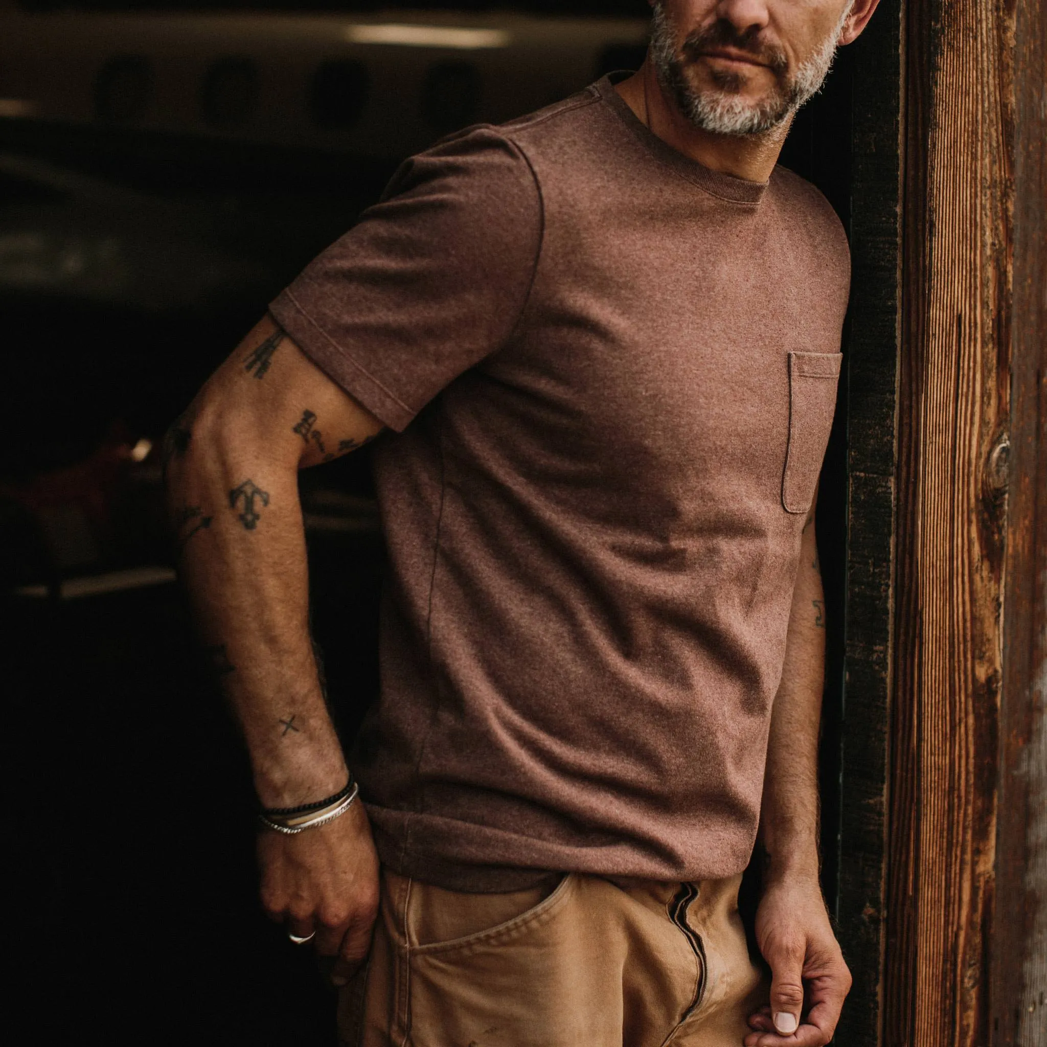 The Heavy Bag Tee in Timber sold by Taylor Stitch product image thumbnail 4