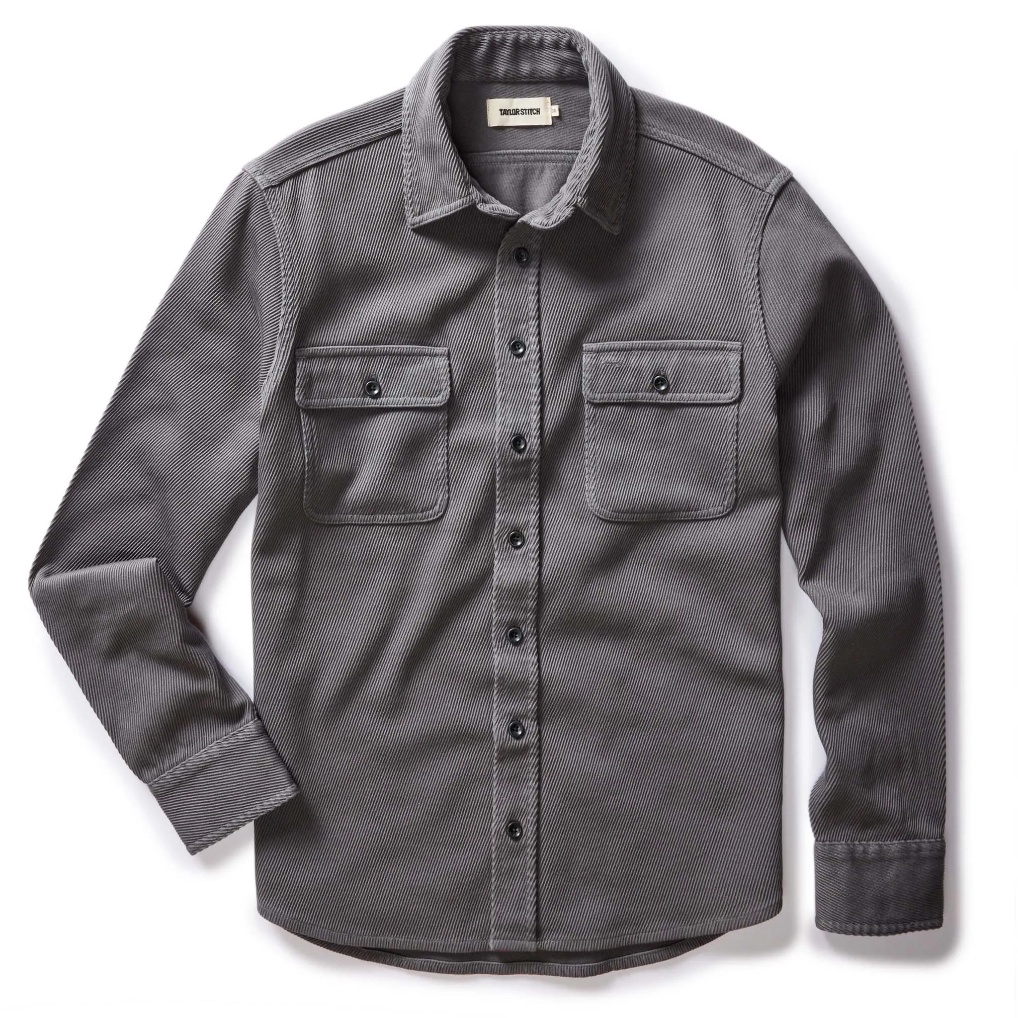 The Ledge Shirt in Shale Twill sold by Taylor Stitch product image thumbnail 5