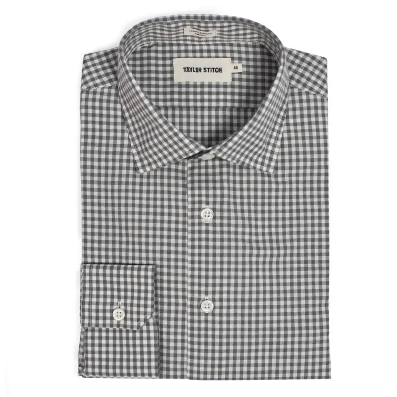 The Hyde in Ash West Coast Gingham sold by Taylor Stitch