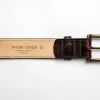 The Stitched Belt in Espresso sold by Taylor Stitch