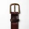 The Stitched Belt in Espresso sold by Taylor Stitch