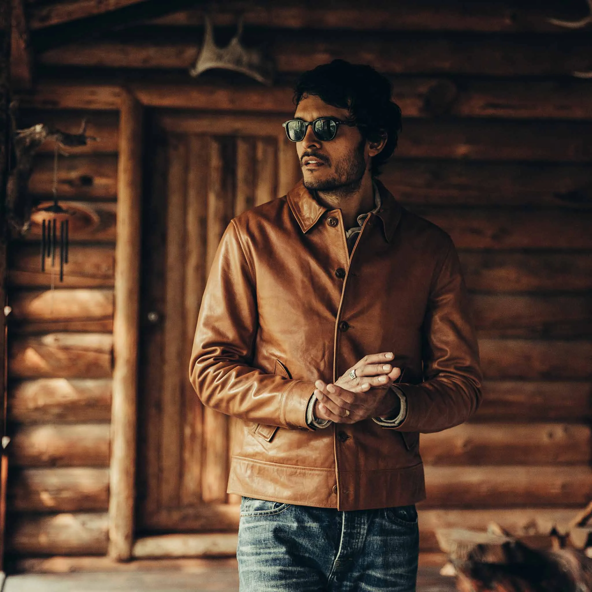 The Cuyama Jacket in Cognac sold by Taylor Stitch product image thumbnail 2