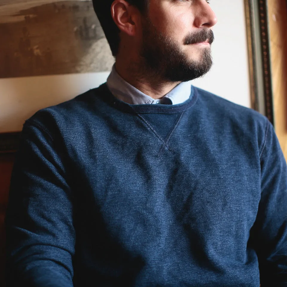 The Crewneck Sweatshirt in Sea Washed Indigo sold by Taylor Stitch product image thumbnail 3