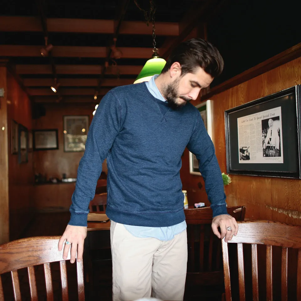 The Crewneck Sweatshirt in Sea Washed Indigo sold by Taylor Stitch product image thumbnail 4