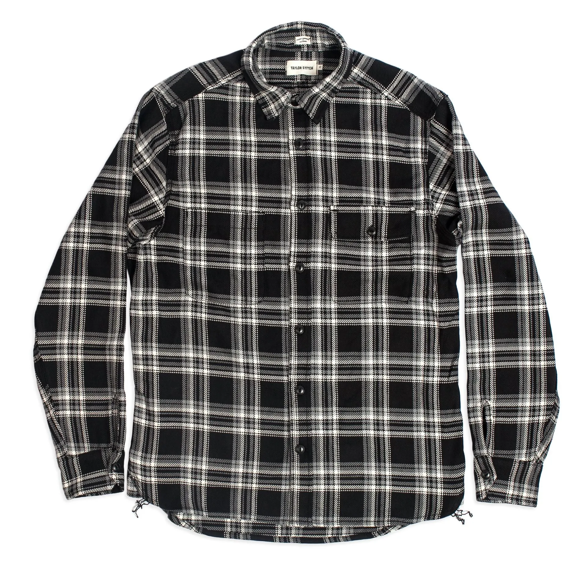 The Triple Needle Moto Utility Shirt in Black sold by Taylor Stitch product image thumbnail 3