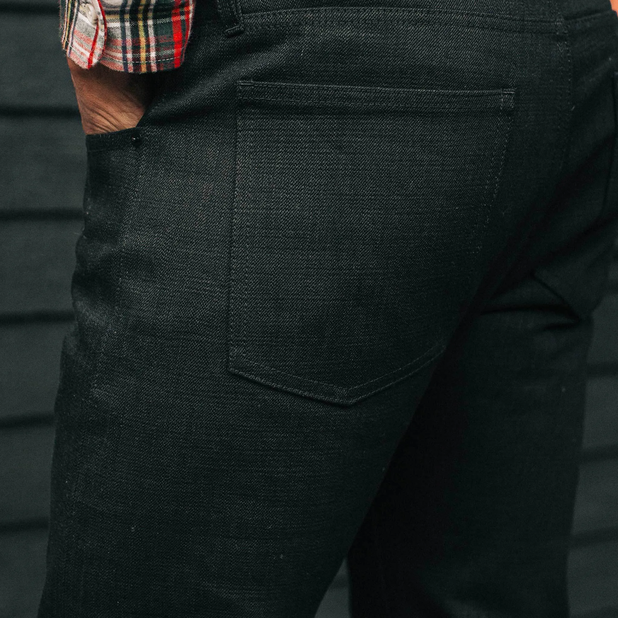 The Slim Jean in Black Selvage sold by Taylor Stitch product image thumbnail 5