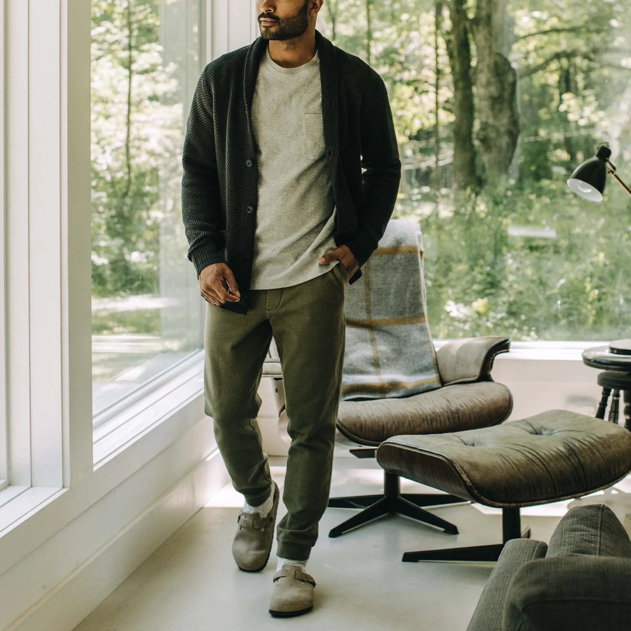 The Fillmore Pant in Cypress Terry sold by Taylor Stitch product image thumbnail 2