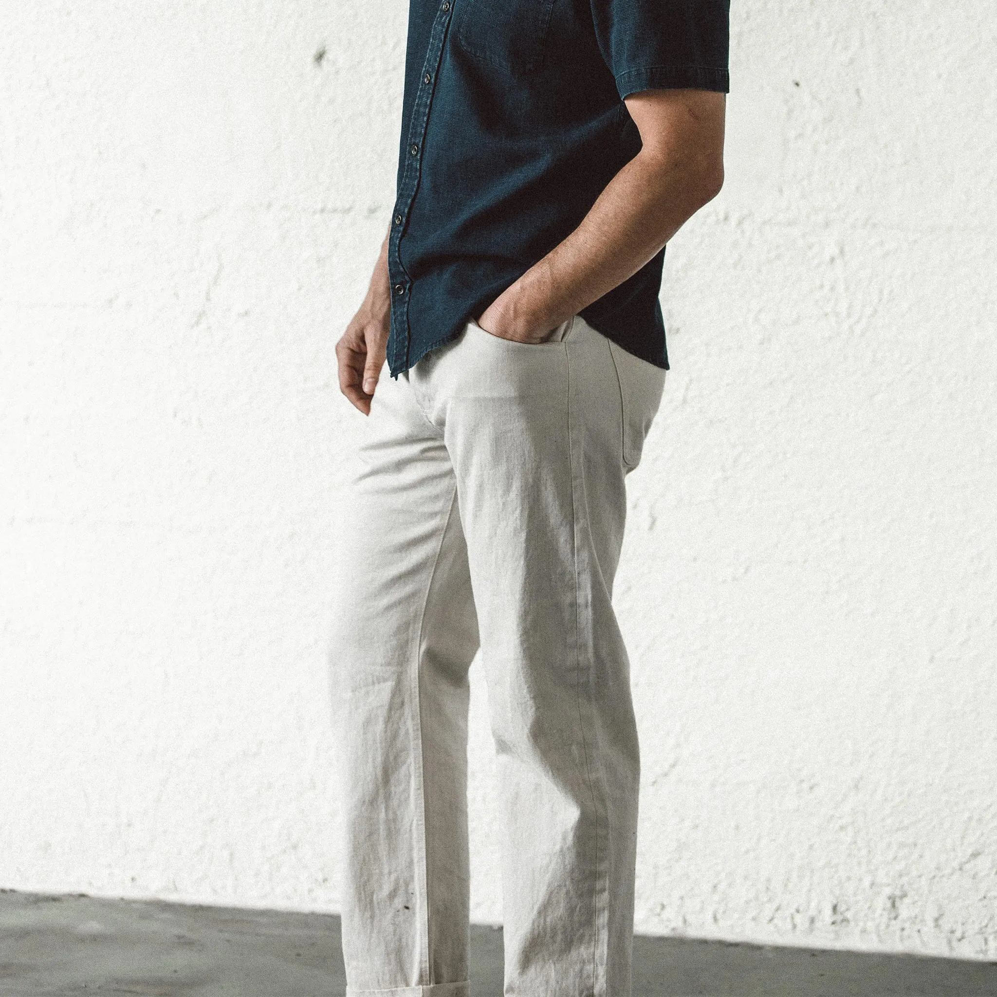 The Camp Pant in Organic Natural Selvage sold by Taylor Stitch product image thumbnail 5