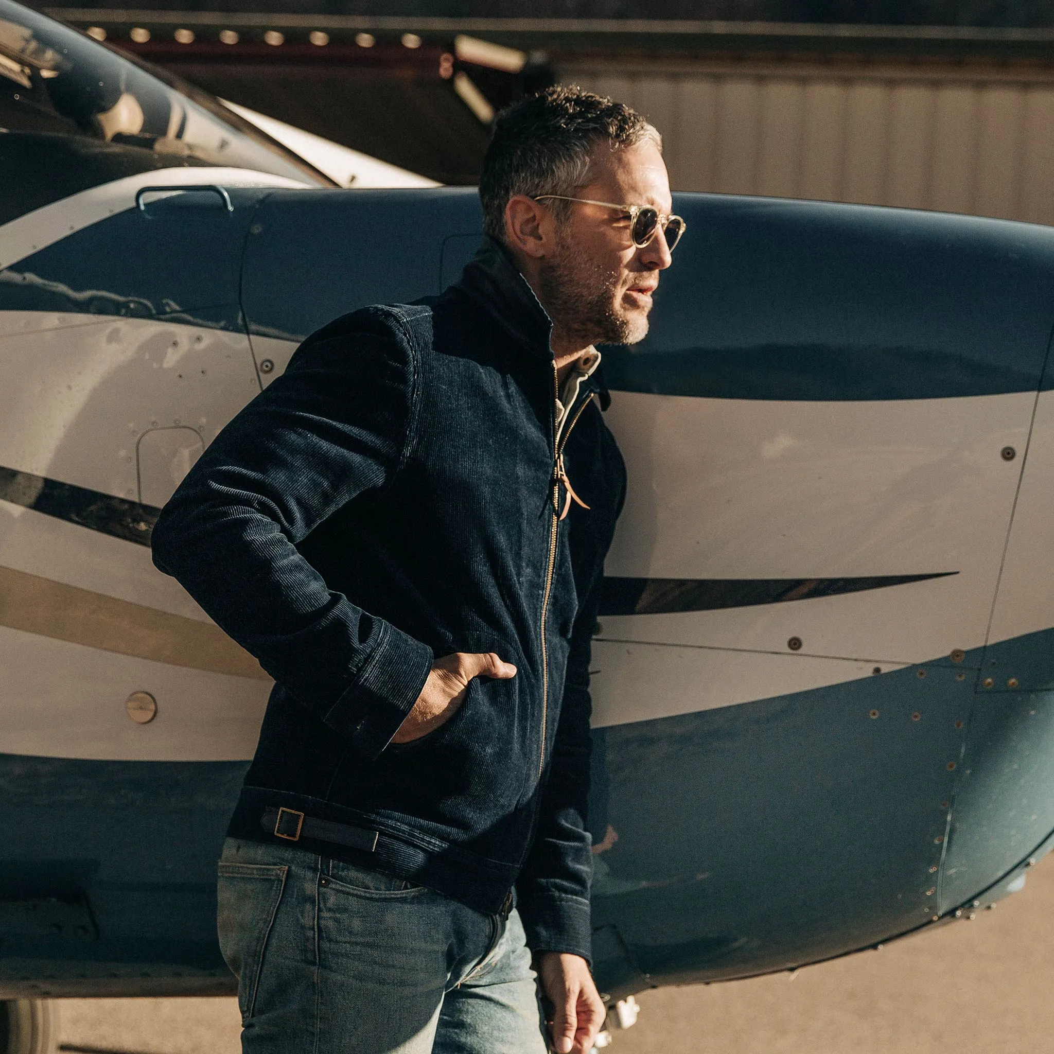 The Piston Jacket in Indigo Corduroy sold by Taylor Stitch product image thumbnail 3