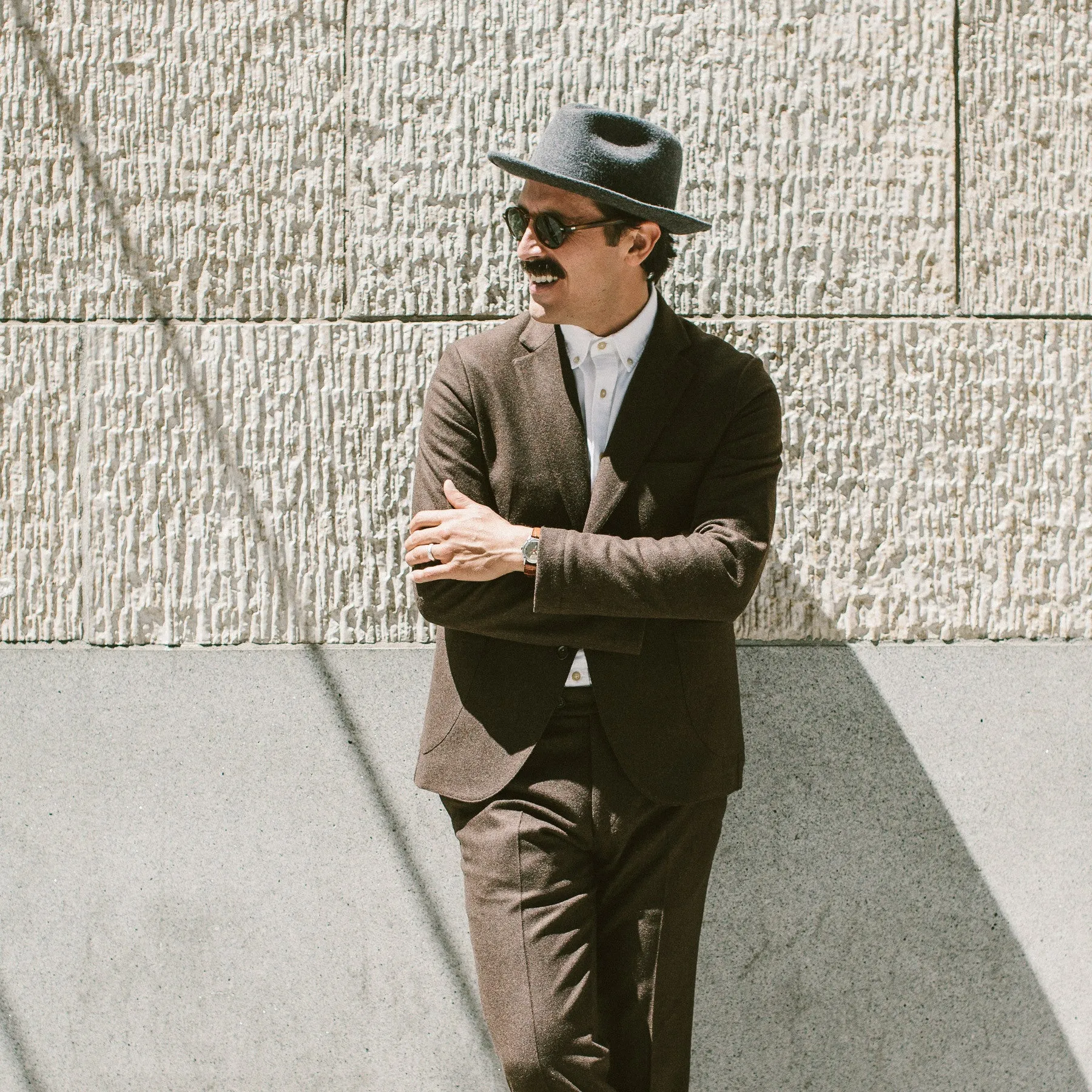 The Telegraph Jacket in Chocolate Wool sold by Taylor Stitch product image thumbnail 4