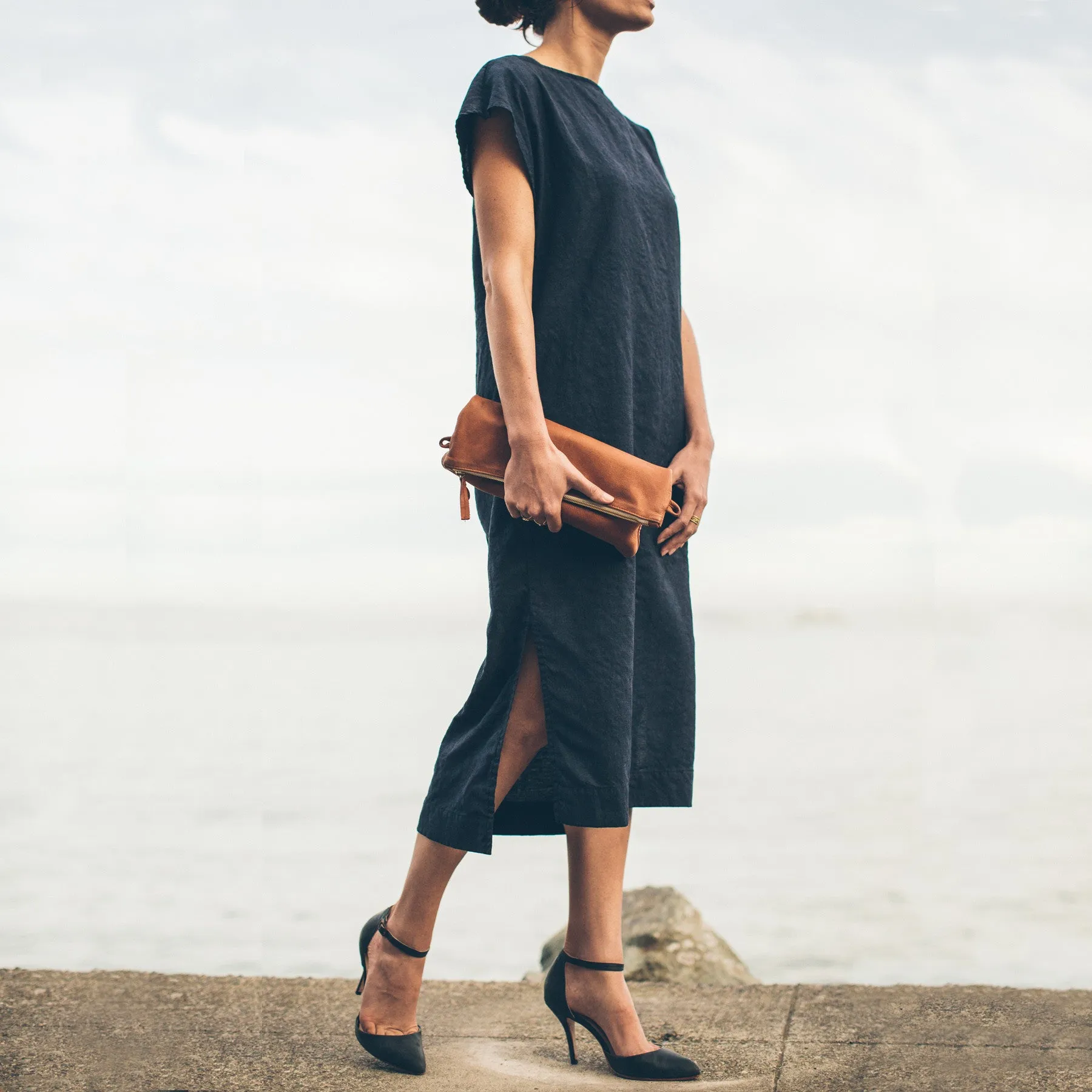The Loma Dress in Navy sold by Taylor Stitch product image thumbnail 3
