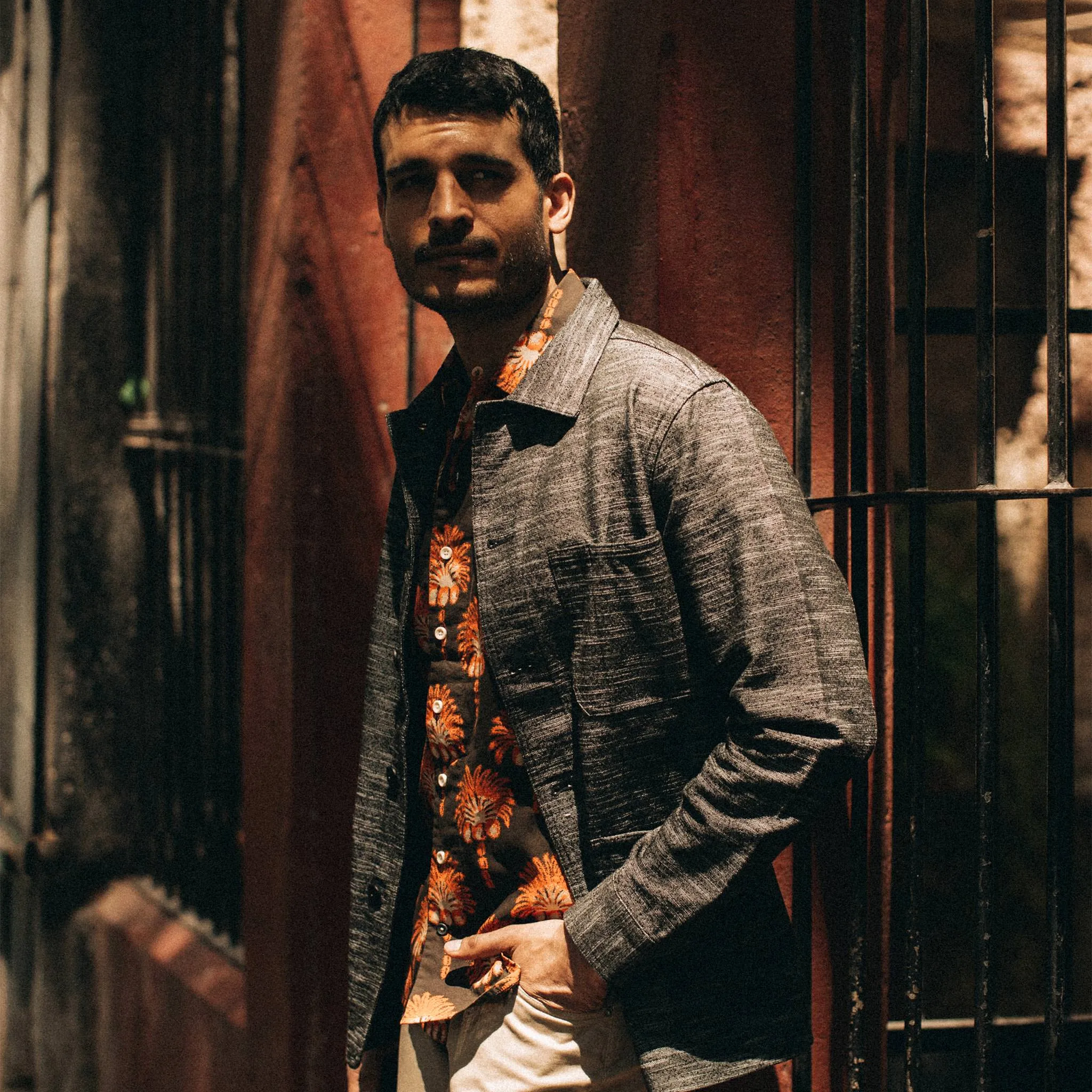 The Ojai Jacket in Black Cross Dye sold by Taylor Stitch product image thumbnail 3