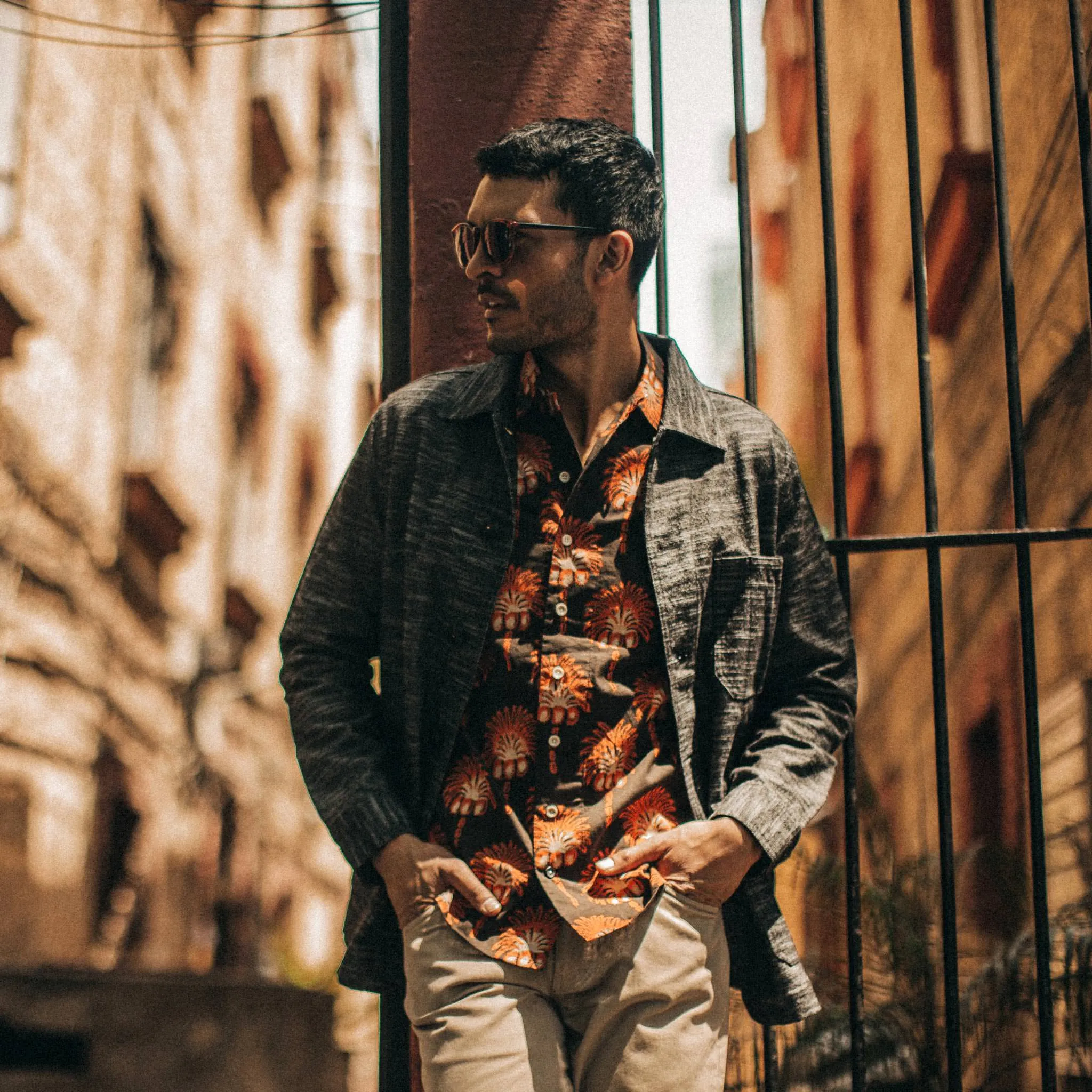 The Ojai Jacket in Black Cross Dye | Parallel