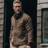 The Workhorse Jacket in Aged Penny Chipped Canvas sold by Taylor Stitch
