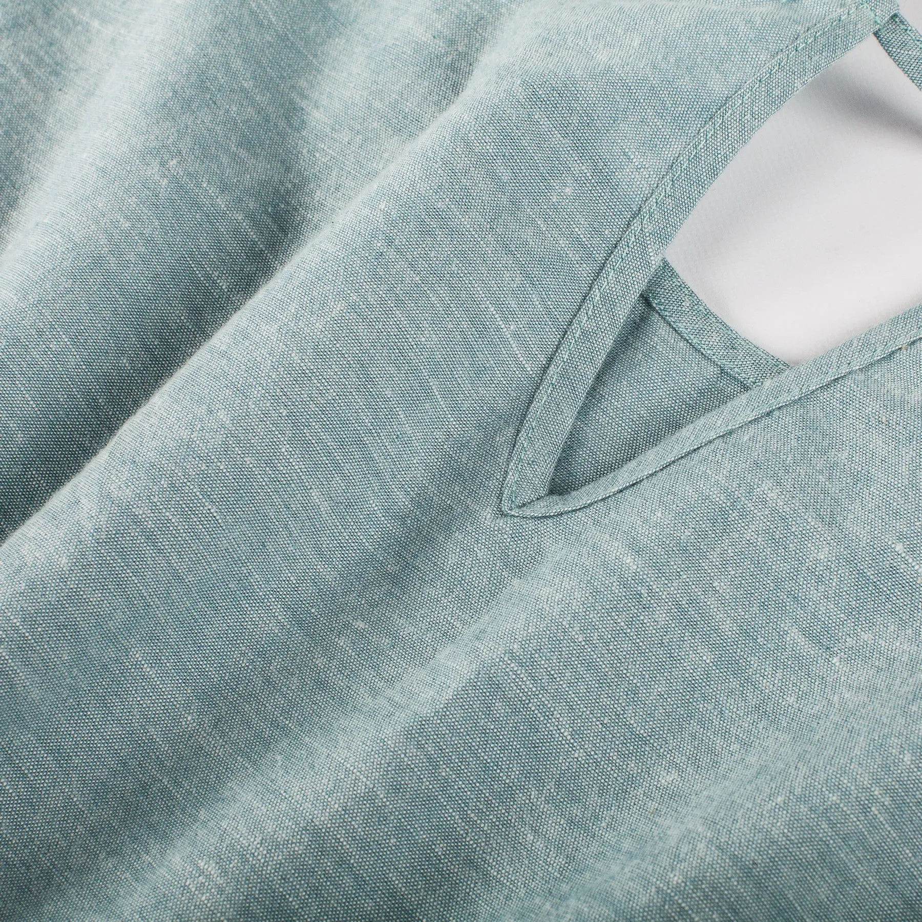 The Mira Dress in Seafoam Cotton Linen sold by Taylor Stitch product image thumbnail 5