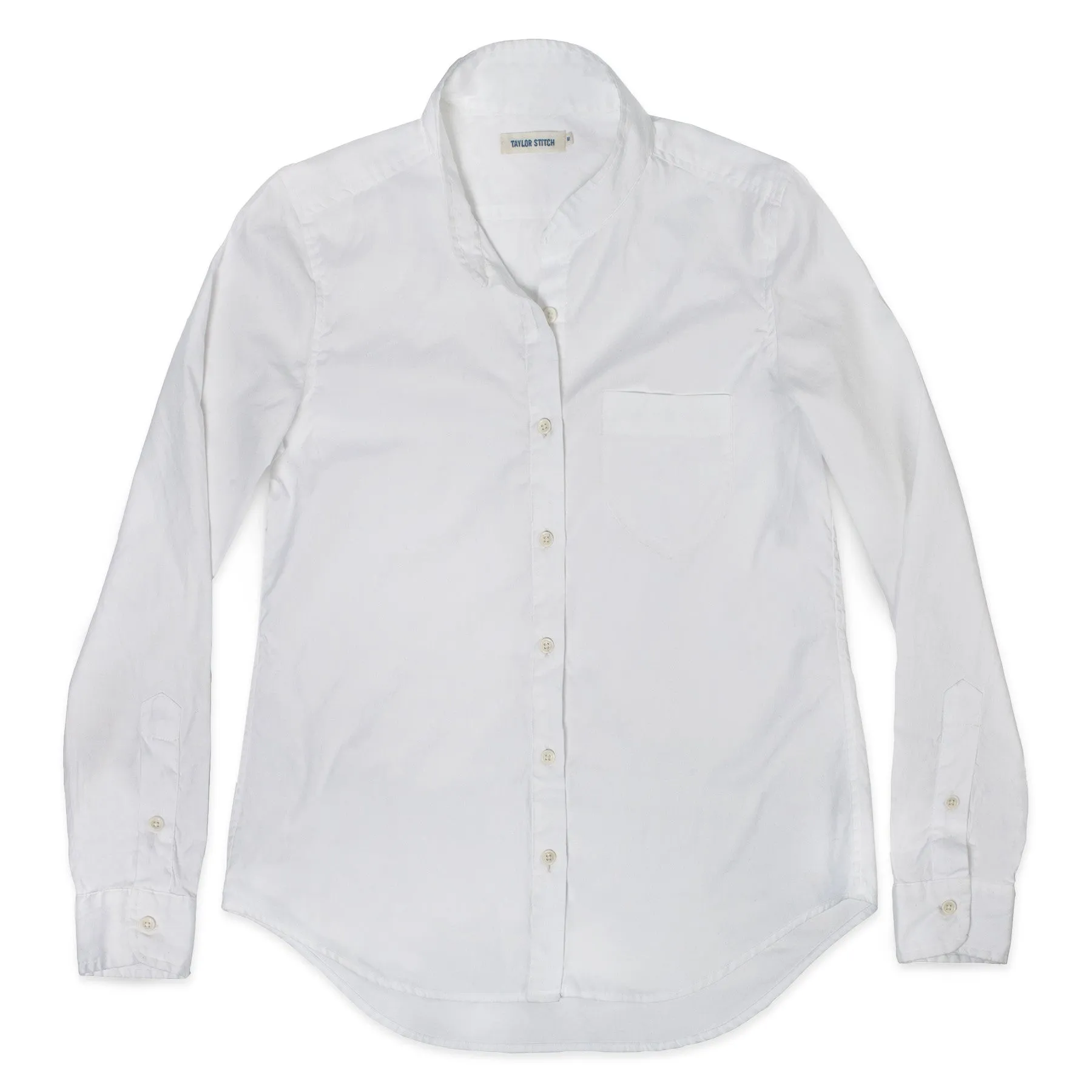The Caroline in White Pinpoint Oxford sold by Taylor Stitch