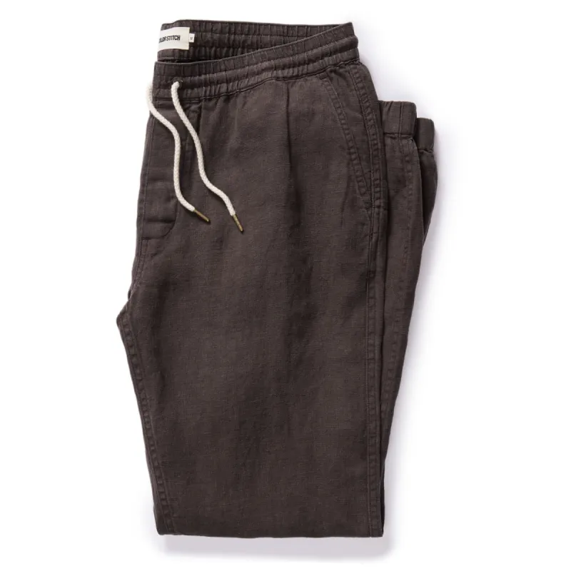 The Apres Pant in Shadow Hemp sold by Taylor Stitch