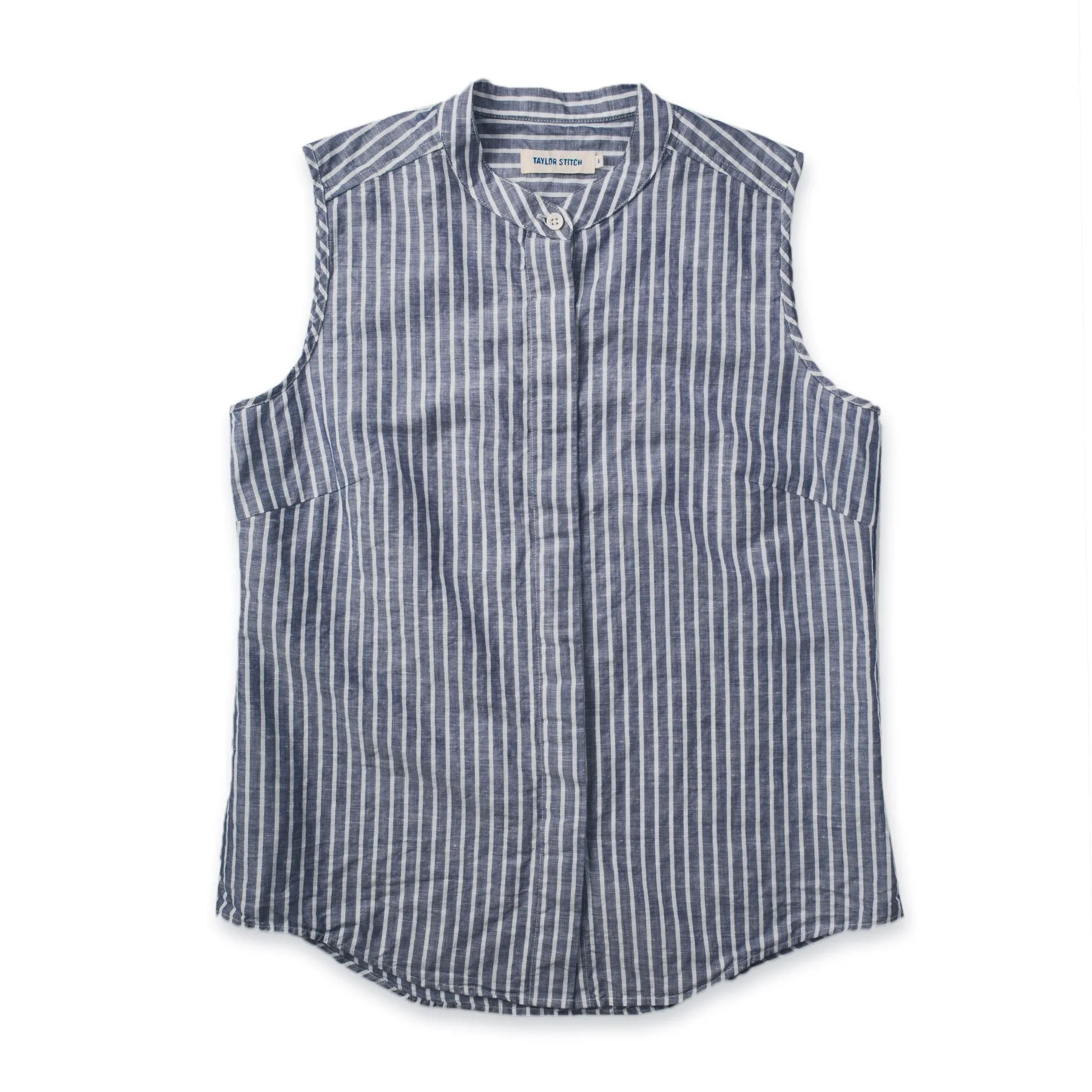 The Dillon in Indigo Stripe sold by Taylor Stitch