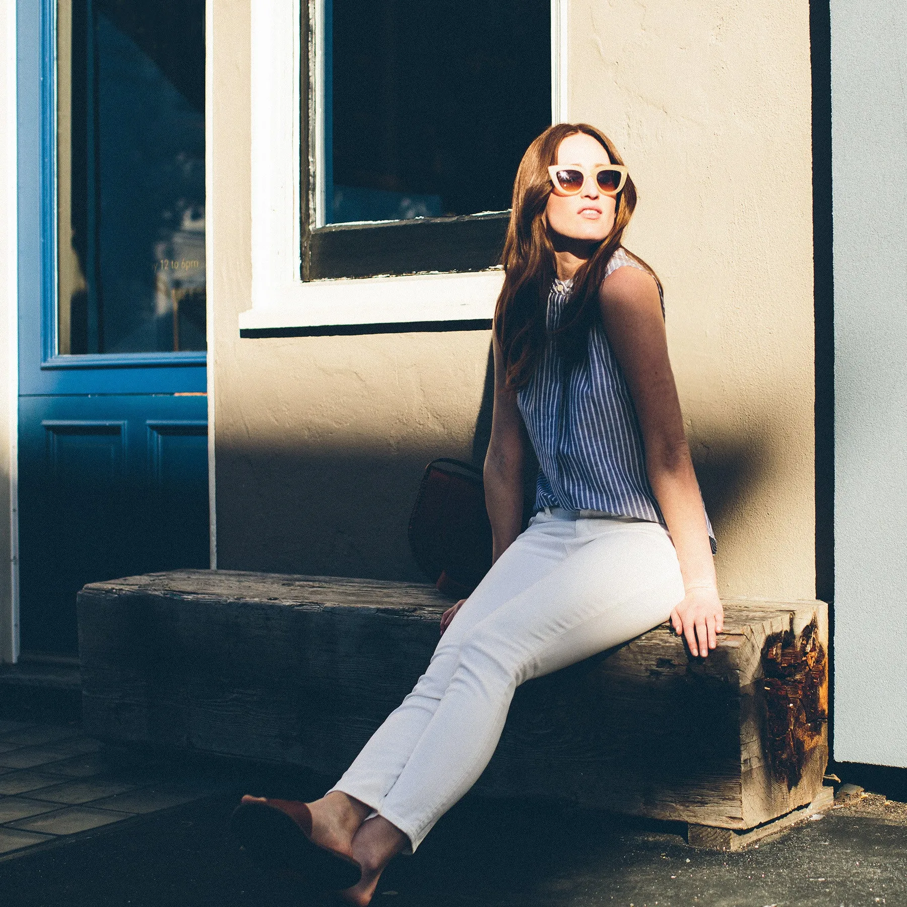 The Dillon in Indigo Stripe sold by Taylor Stitch product image thumbnail 4