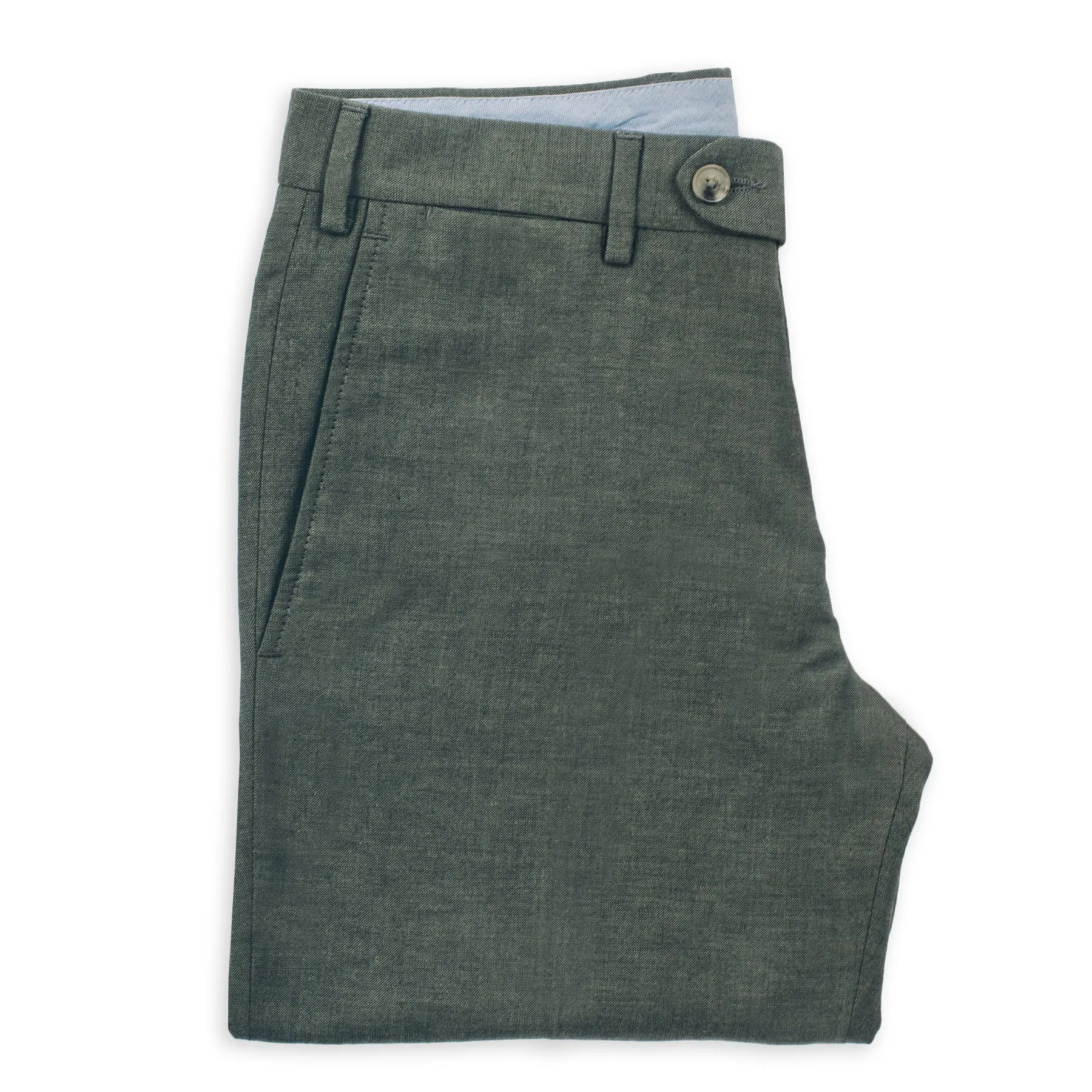 The Telegraph Trouser in Olive sold by Taylor Stitch