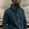 The Ojai Jacket in Washed Indigo Sashiko sold by Taylor Stitch