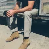 The Chore Pant in Ash sold by Taylor Stitch
