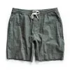 The Apres Short in Olive Pin Dot sold by Taylor Stitch